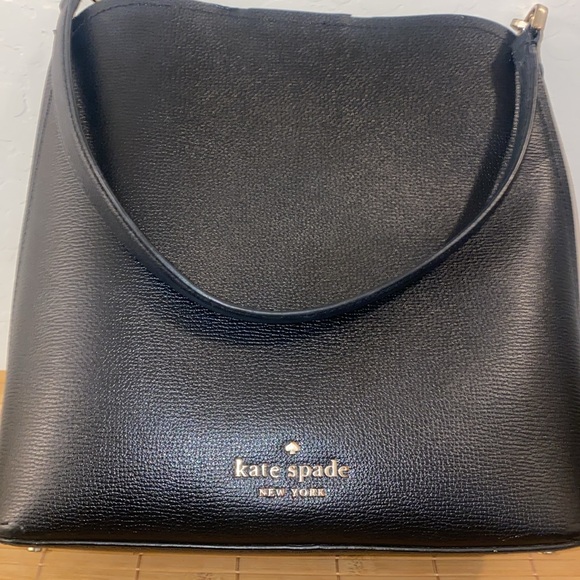 Kate Spade Darcy Black Grained Leather Shoulder Bag “Like New” - Picture 10 of 10